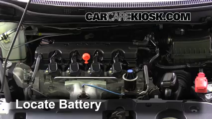 2014 Honda Civic LX 1.8L 4 Cyl. Sedan Battery Replace